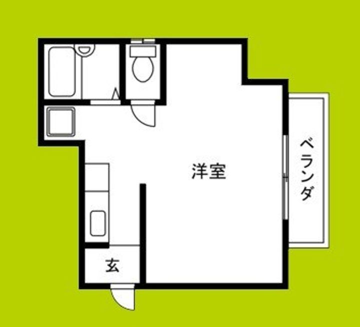 コーポ司IIの間取り