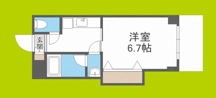 グレンパーク中川の間取り