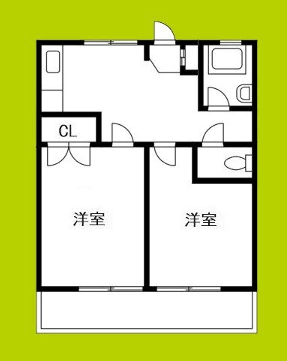 毛利マンションの間取り