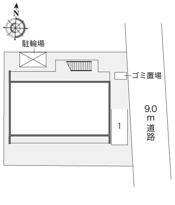 レオパレスたつみの地図