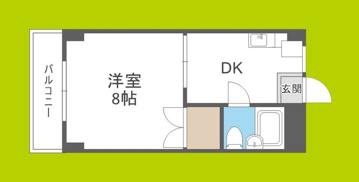シャトー背戸口の間取り