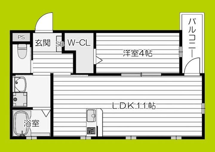 グランメリー池田木部の間取り