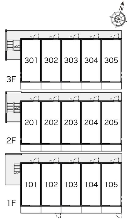クレイノのぞみBの地図