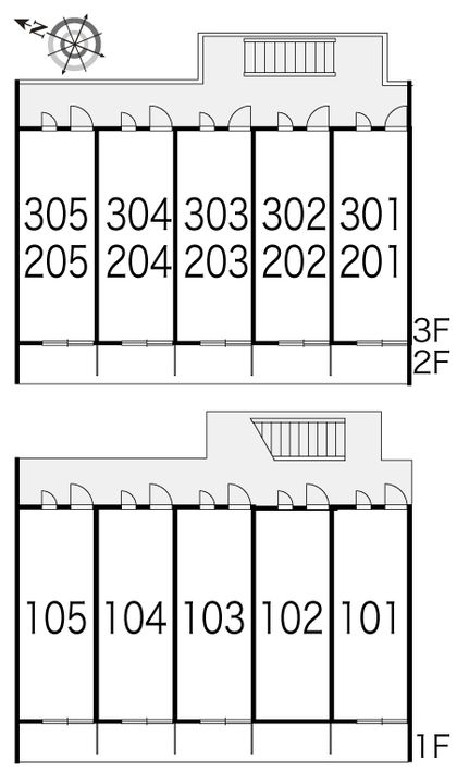 レオパレスフォレストの地図