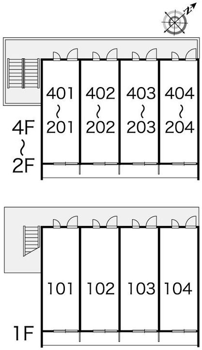 レオパレス夕凪の地図