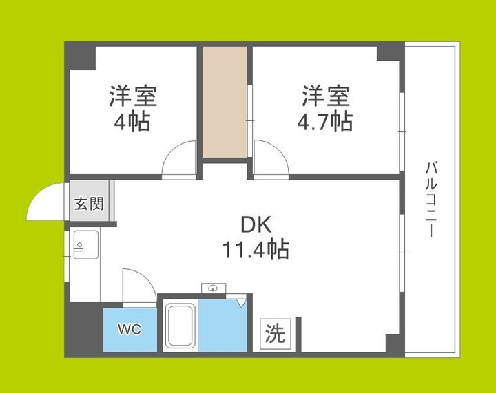 リアライズ玉出の間取り