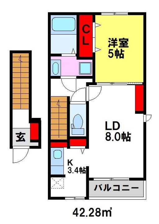 MulberryField204の間取り