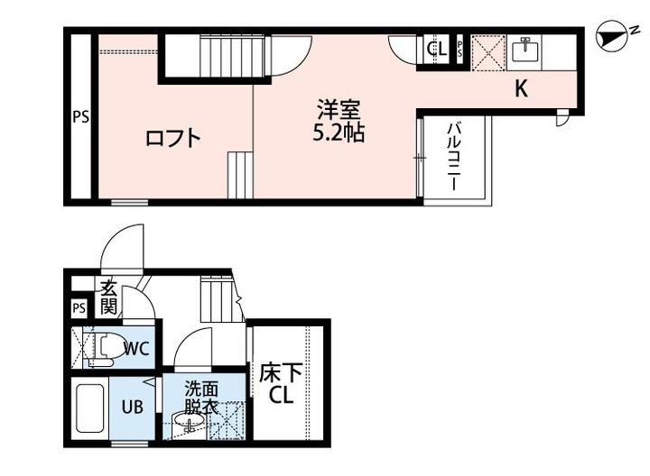 CB鳥栖ヴィーゼの間取り