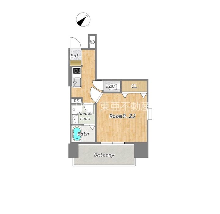 coex呉服町204の間取り