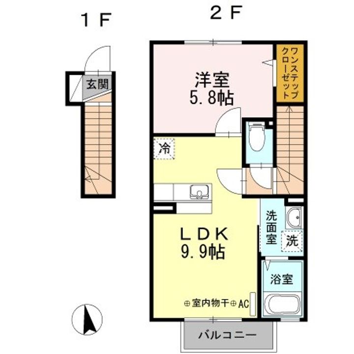 ハイネス城下の間取り