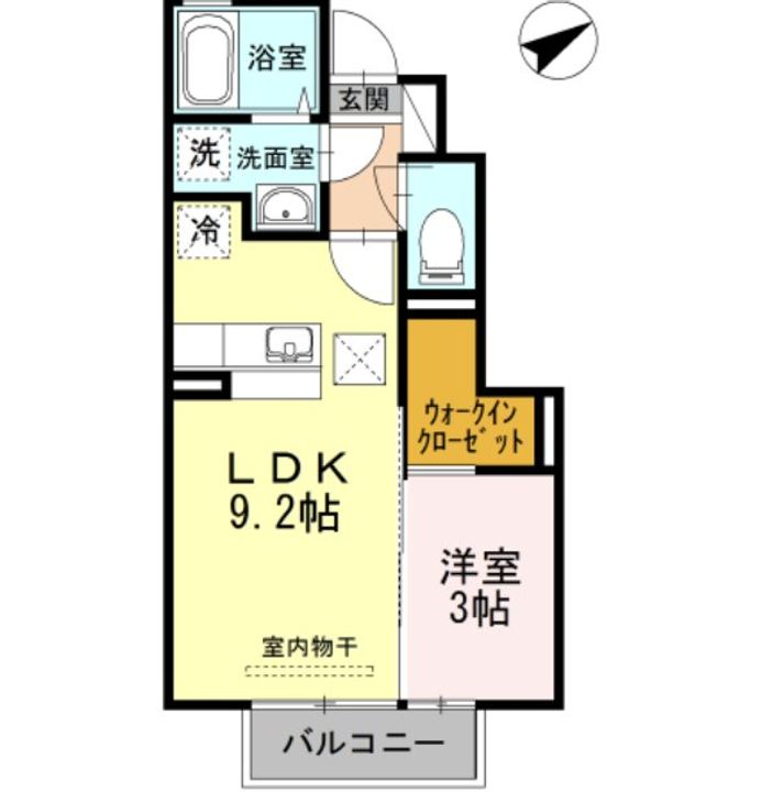 フルール類家の間取り