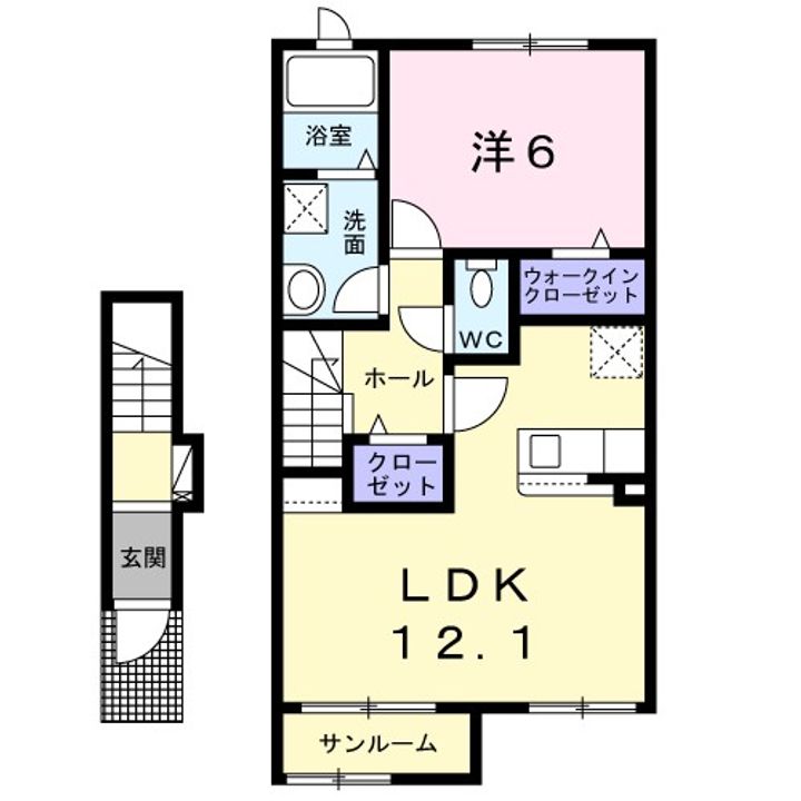 マハロAの間取り