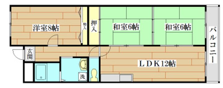 アヴァンセ高槻の間取り