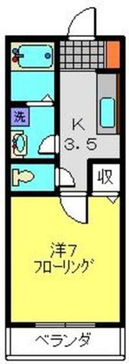 PRIMAVERA元住吉203の間取り