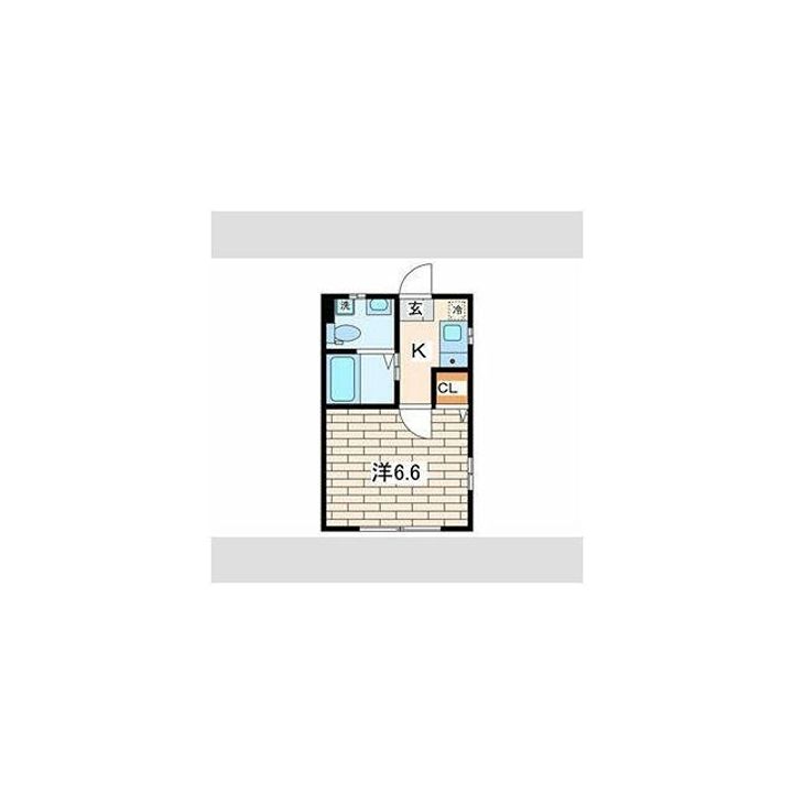 カストル上大岡101の間取り
