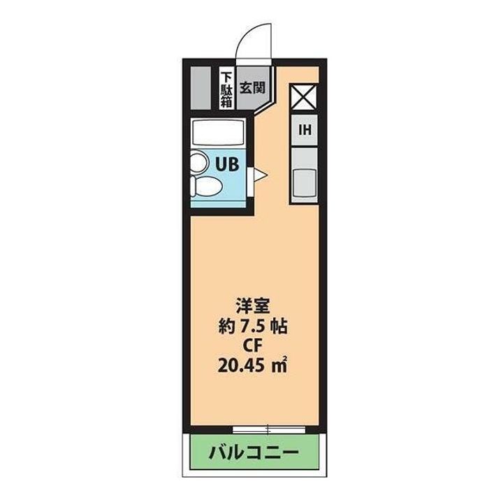横浜ヒルストンハウス101の間取り