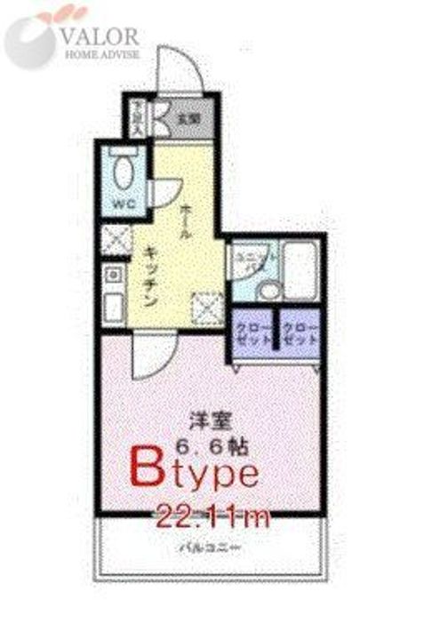 マーガレットハイツII402の間取り