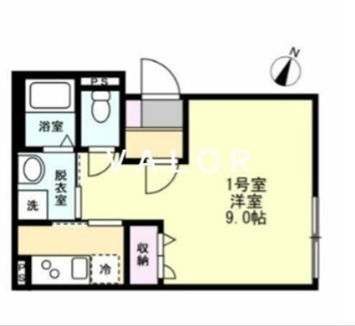 ベイルームソレイユ中央林間の間取り