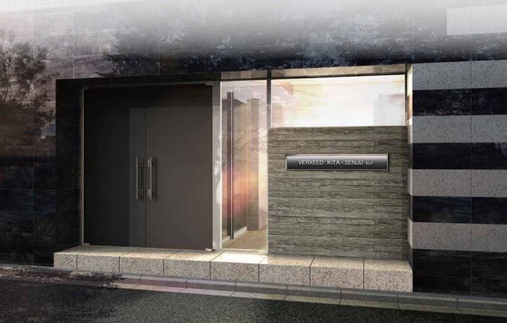 ベルシード北千住スール1102の玄関