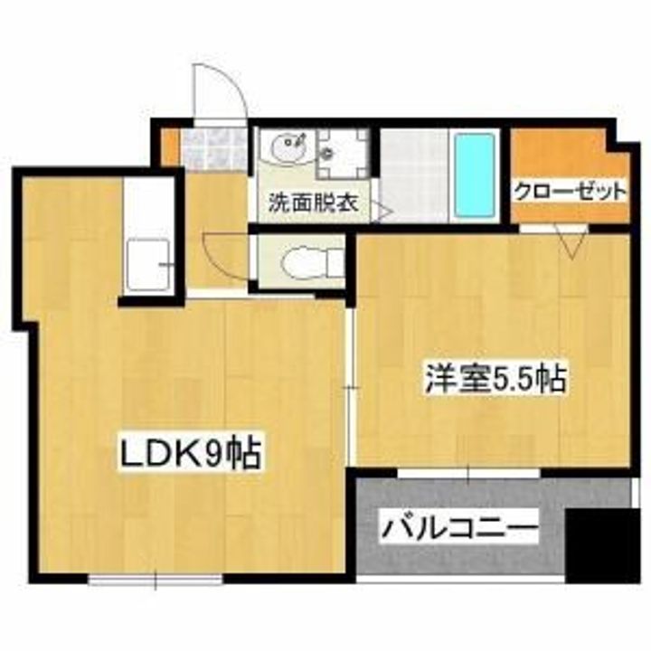 プリセント武之橋の間取り