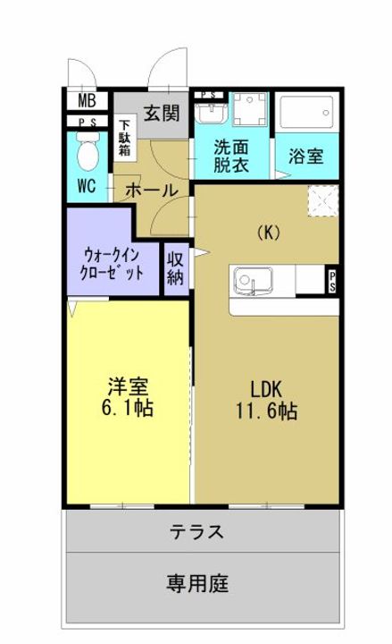 ベーシック田上6丁目265103の間取り