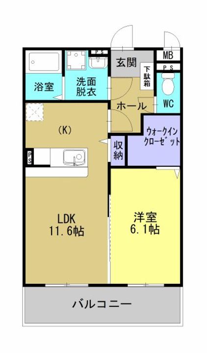 ベーシック田上6丁目265201の間取り
