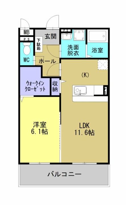 ベーシック田上6丁目265202の間取り