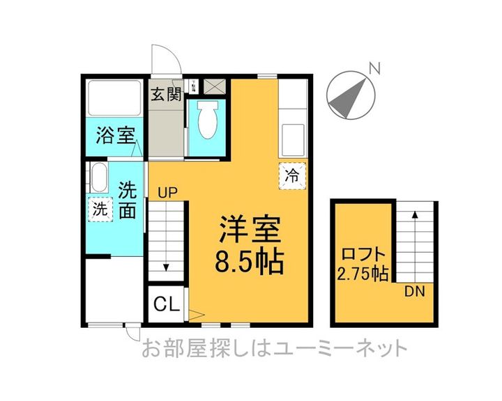ショコラ B棟の間取り