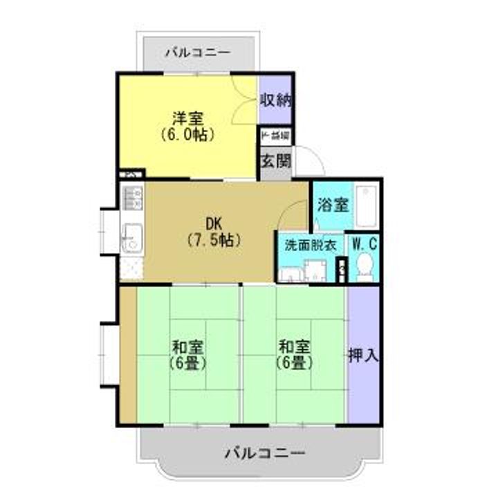 ビューヒルズの間取り