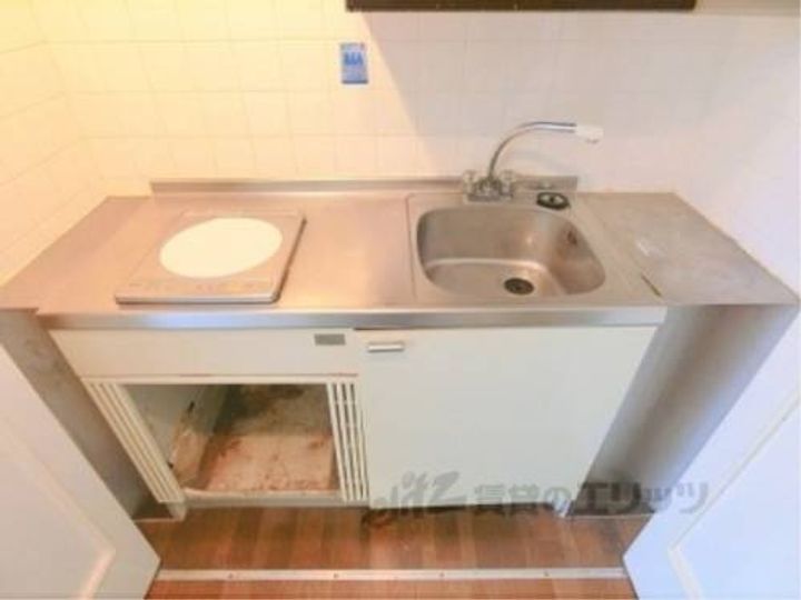 百花荘うえたB-6のキッチン