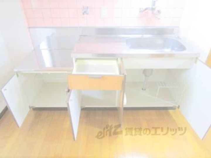 プラザ堅田マンション201のキッチン