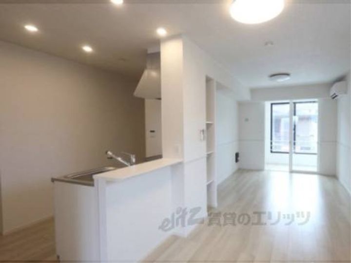 ハーモニー福知山A棟の玄関