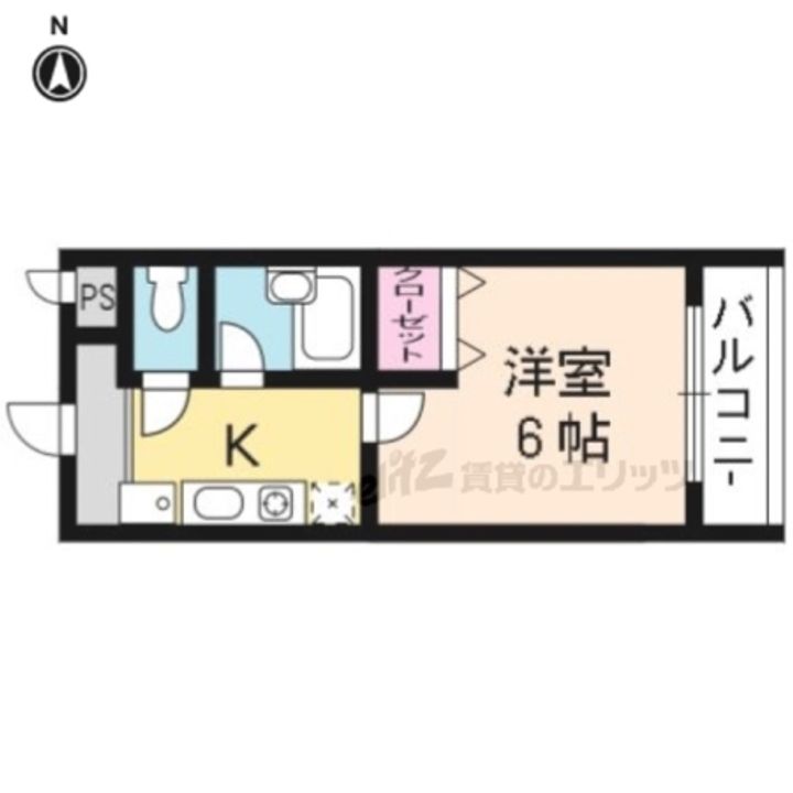 楓樹館202の間取り