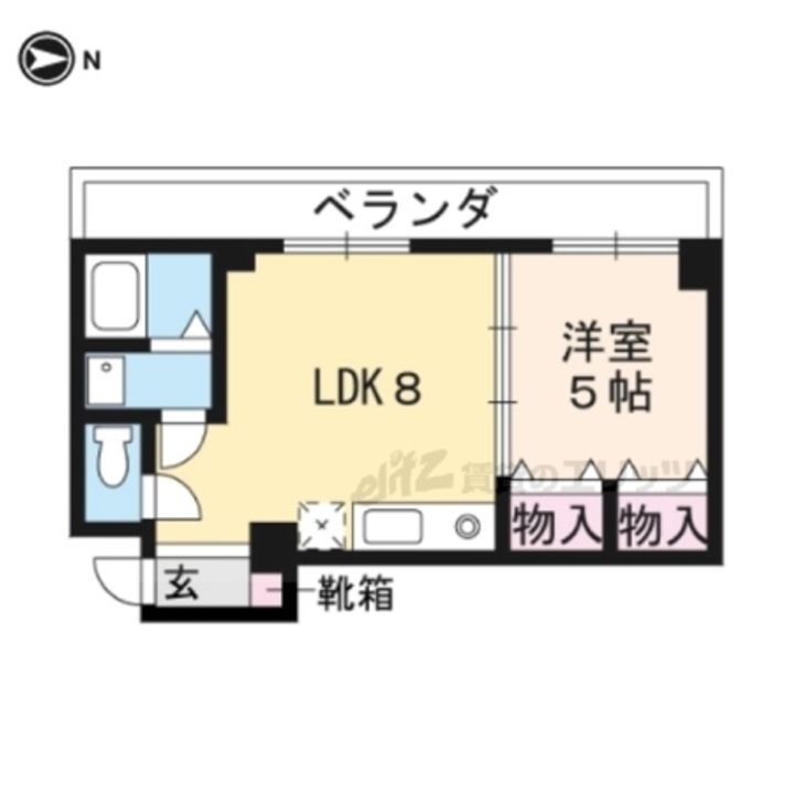 ゴールデンフリース301の間取り