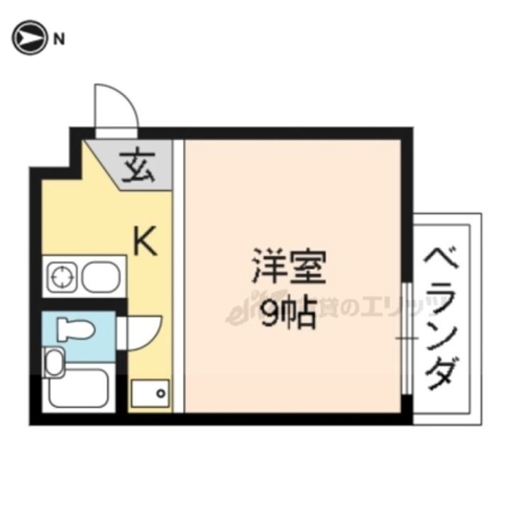 ナイズ夷川301の間取り