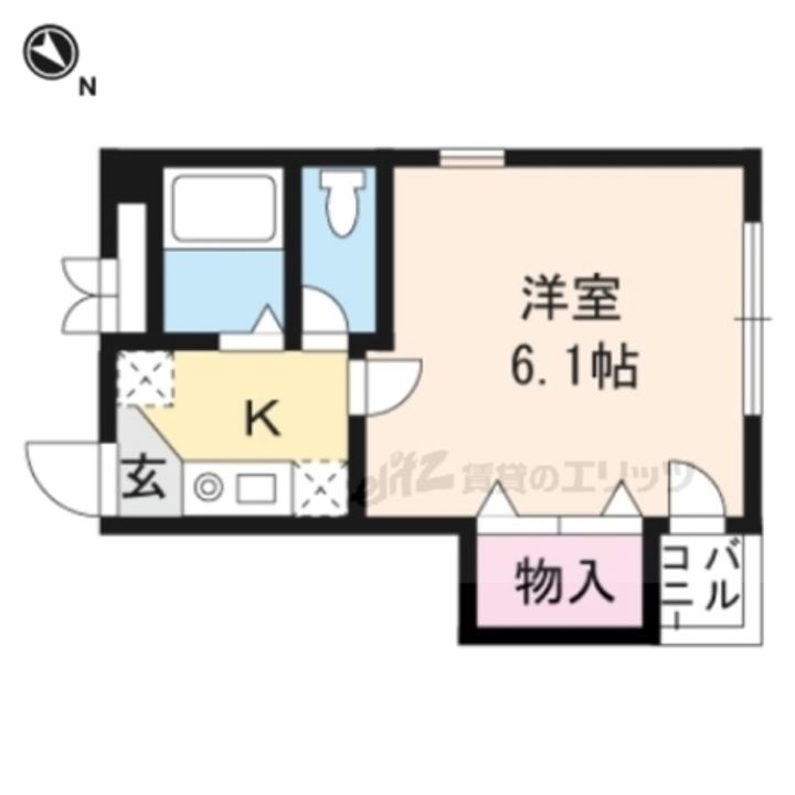 利休館305の間取り
