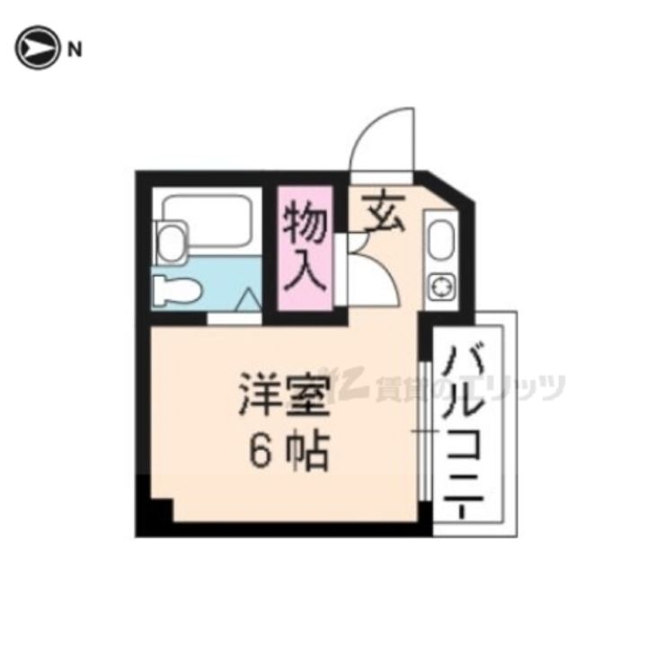 ヴィラミササギ301の間取り