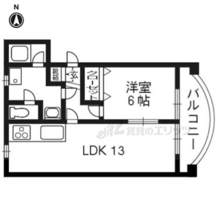 メゾンN&H102の間取り