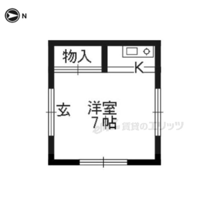 VENTURA ENDO松Aの間取り