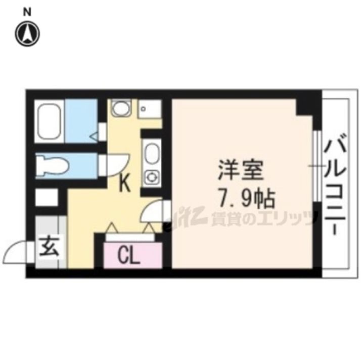 コーポ安田201の間取り