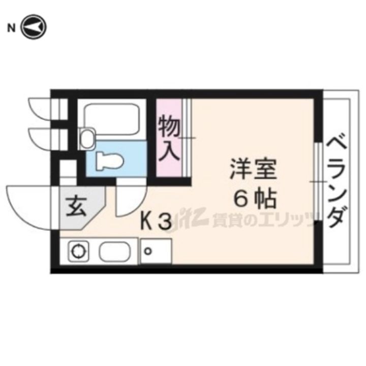 カームMAIN105の間取り