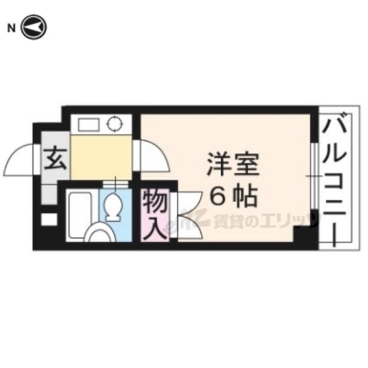 サンハウス伏見の間取り