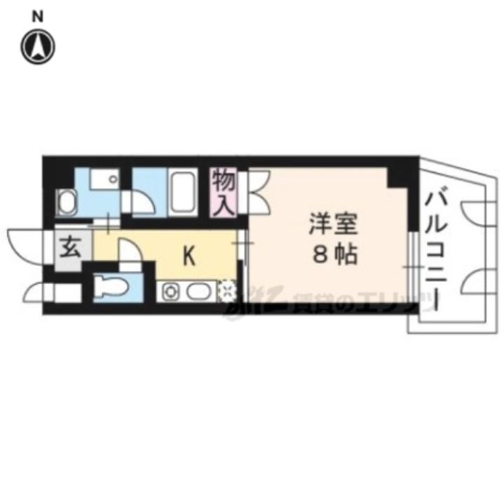 ルピナス北山308の間取り