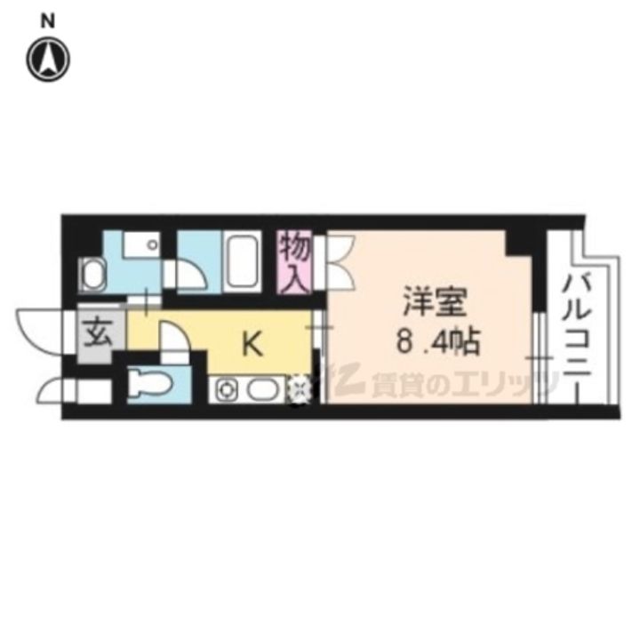 ルピナス北山603の間取り