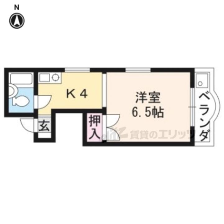 シャイニング桃山202の間取り