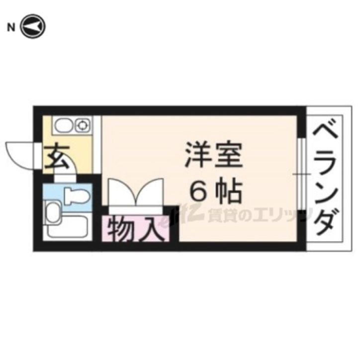 ハウス今出川4-Eの間取り