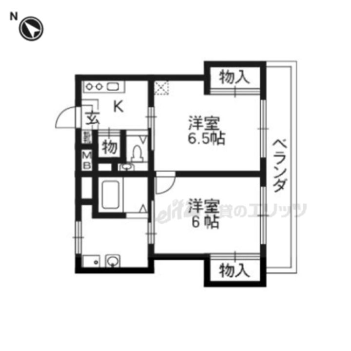 アッツエリマンション303の間取り
