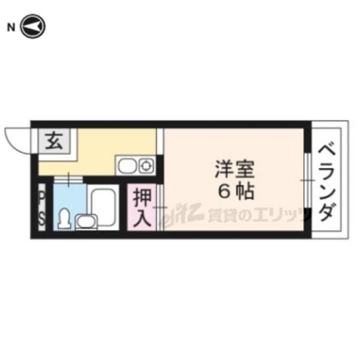 メゾン紫野の間取り