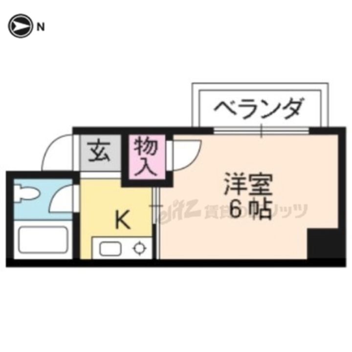 メゾン紫野305の間取り