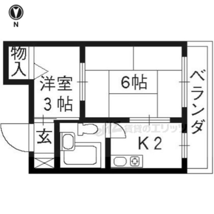 ハイムユキ3-Aの間取り